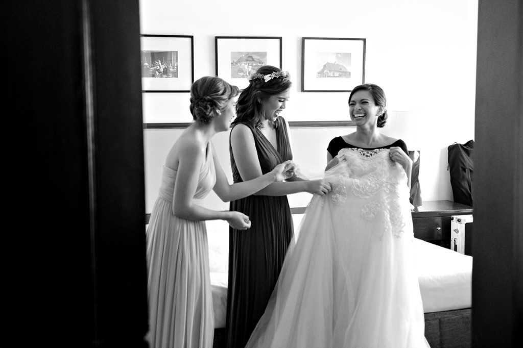 Wedding Candid Bridesmaids