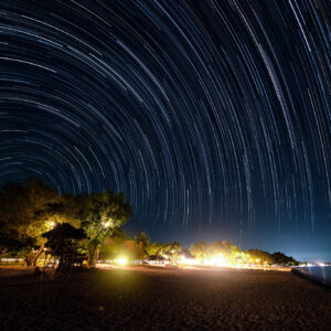 Star Trail Landscape